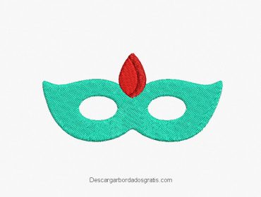 Diseño bordado de mascara gratis